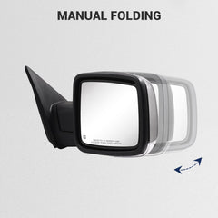 Sanooer turn signal integrated mirror for Ram.