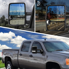 Sanooer Switchback mirrors featuring dual flat and convex glass