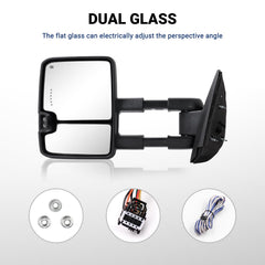 Sanooer Switchback mirror backup lamp for night parking