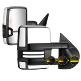 Sanooer Switchback chrome front-side view mirrors for improved highway visibility