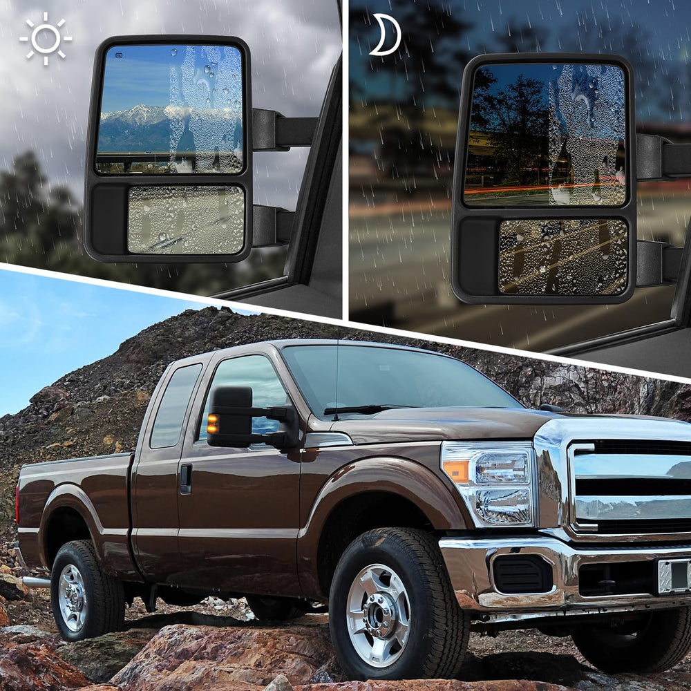 Sanooer with LED signal improves signaling visibility on the road.