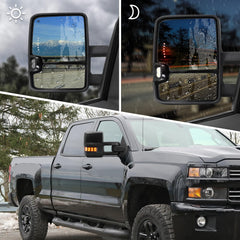 Sanooer towing mirror convex glass widens the field of view