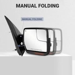Sanooer Ford F-150 towing mirror puddle light improves ground illumination