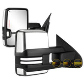 Sanooer towing mirrors chrome switchback front view enhances nighttime visibility