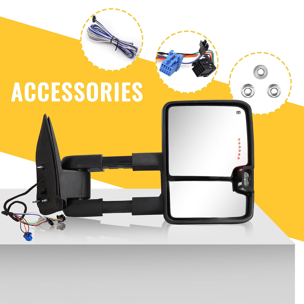 Sanooer power-adjustable upper glass aids precise traffic framing.