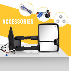 Sanooer power-adjustable upper glass aids precise traffic framing.