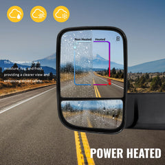 Sanooer towing mirrors puddle light and temp sensor aid parking