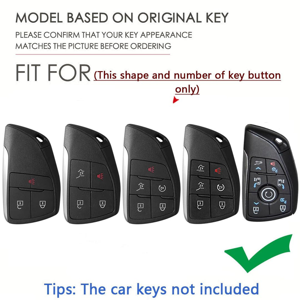 SANRILY key fob cover detail – close-up of premium zinc alloy and silicone for durability.