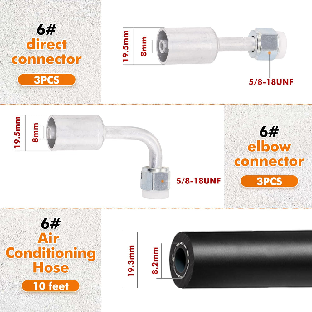 SANTANTOOOL 10 AC hose 2m supports versatile field repairs