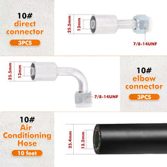 SANTANTOOOL 6 fitting 90-degree enables tight routing