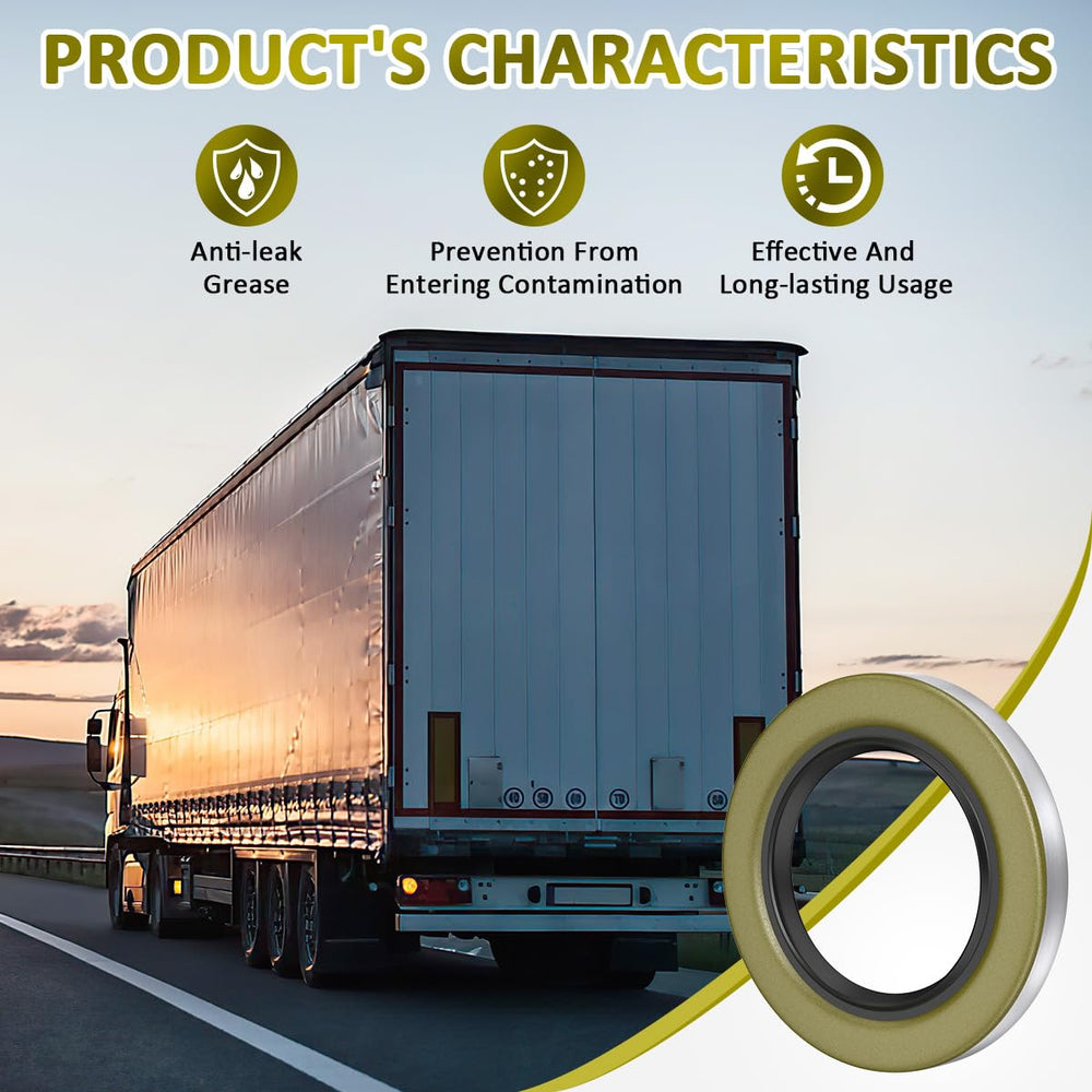 Sanyasi trailer hub seal demonstrates compatibility with 5200–7000 lb axles