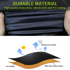 SaolGllS UTV cover comes with a free storage bag for easy stowing.