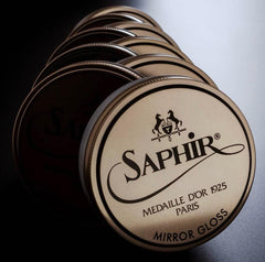SAPHIR natural wax blend with Montan, Carnauba, Beeswax.