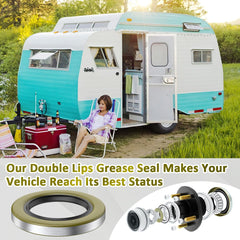 SAQXK seal displayed for Dexter Texcom axles ready for replacement