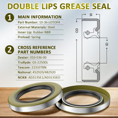 SAQXK seal on hub image hints at long service life