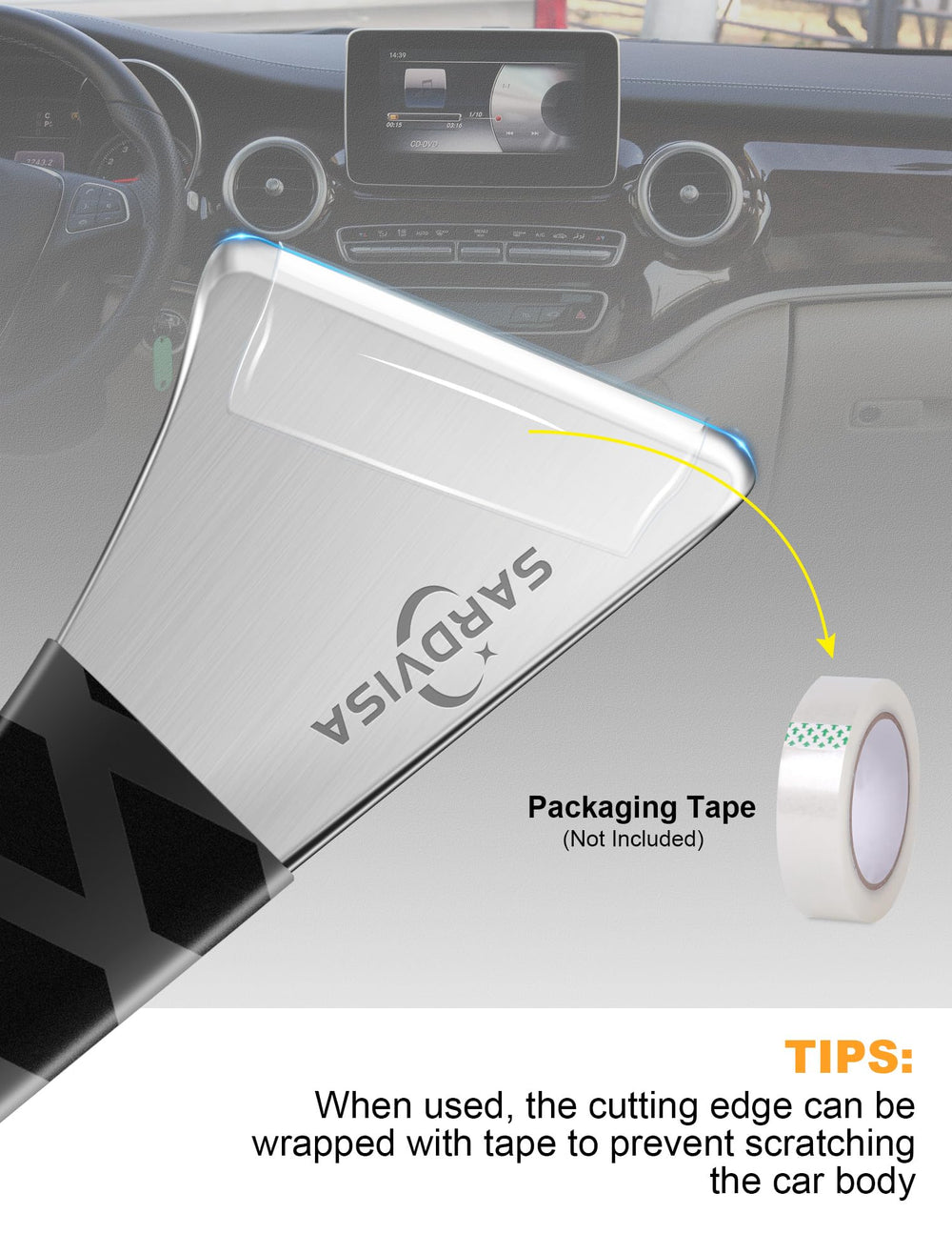 SARDVISA anti slip grip pry board offers comfortable non slip handling