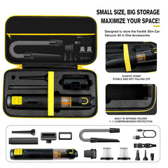 SARLAR case for Fanttik Slim V8 Mate offers compact organization.