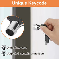 Sartatue cam lock chrome-plated and rust-resistant for durability