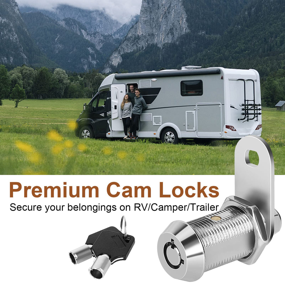 Sartatue cam lock 8-key set provides convenient access
