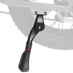 Sataway kickstand easy height adjustment to match bike height.