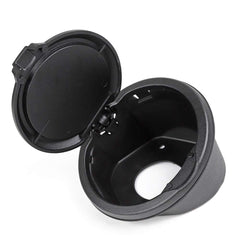Close-up of Savadicar gas cap with metal cap and ABS base