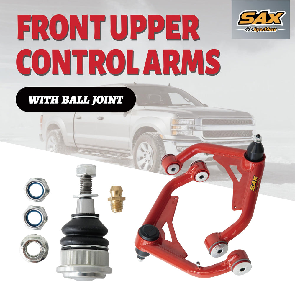 Polyurethane bushings on SAX 4X4speechless arm reduce vibration and wear