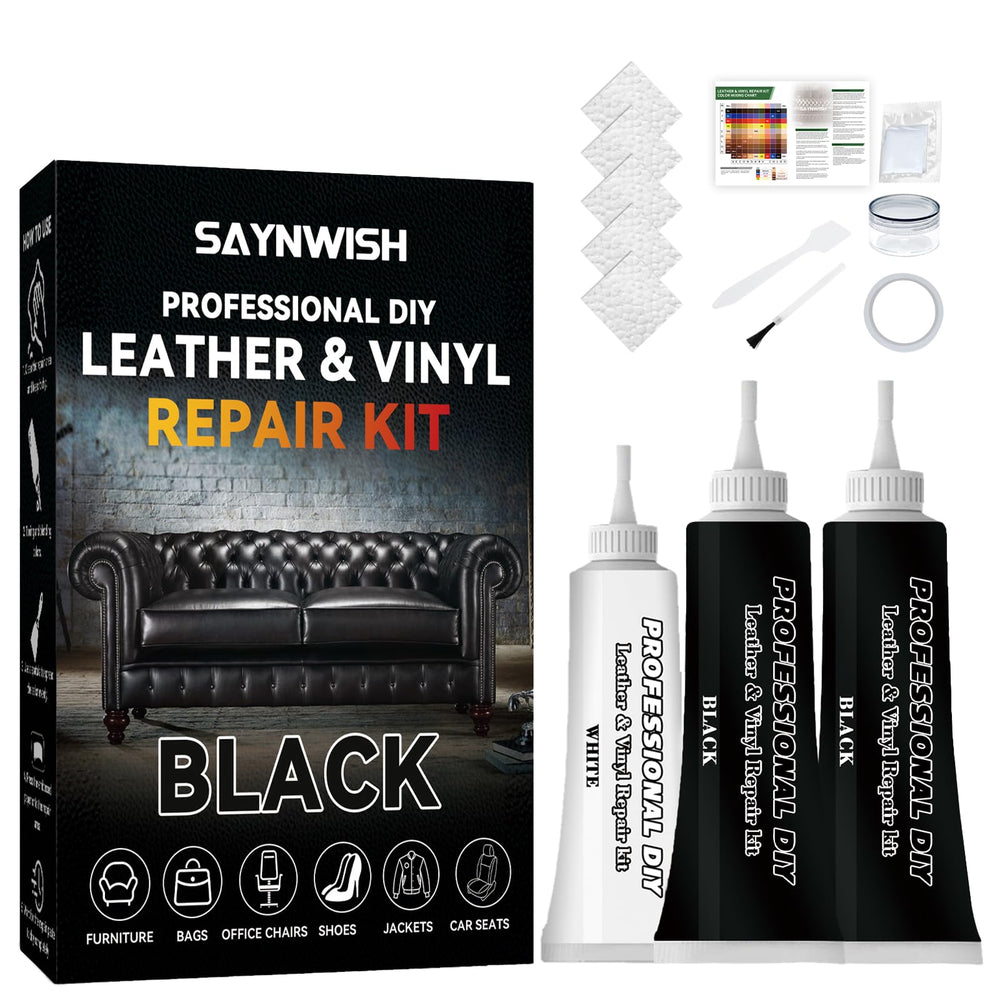 Saynwish leather repair kit full set for quick DIY fixes