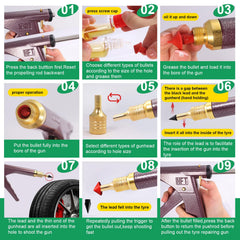 SBGGRL large and small mushroom plugs for varied punctures