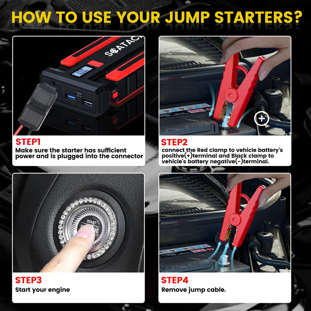 Scatach 6000A in-use scenario shows safe starting on the go.