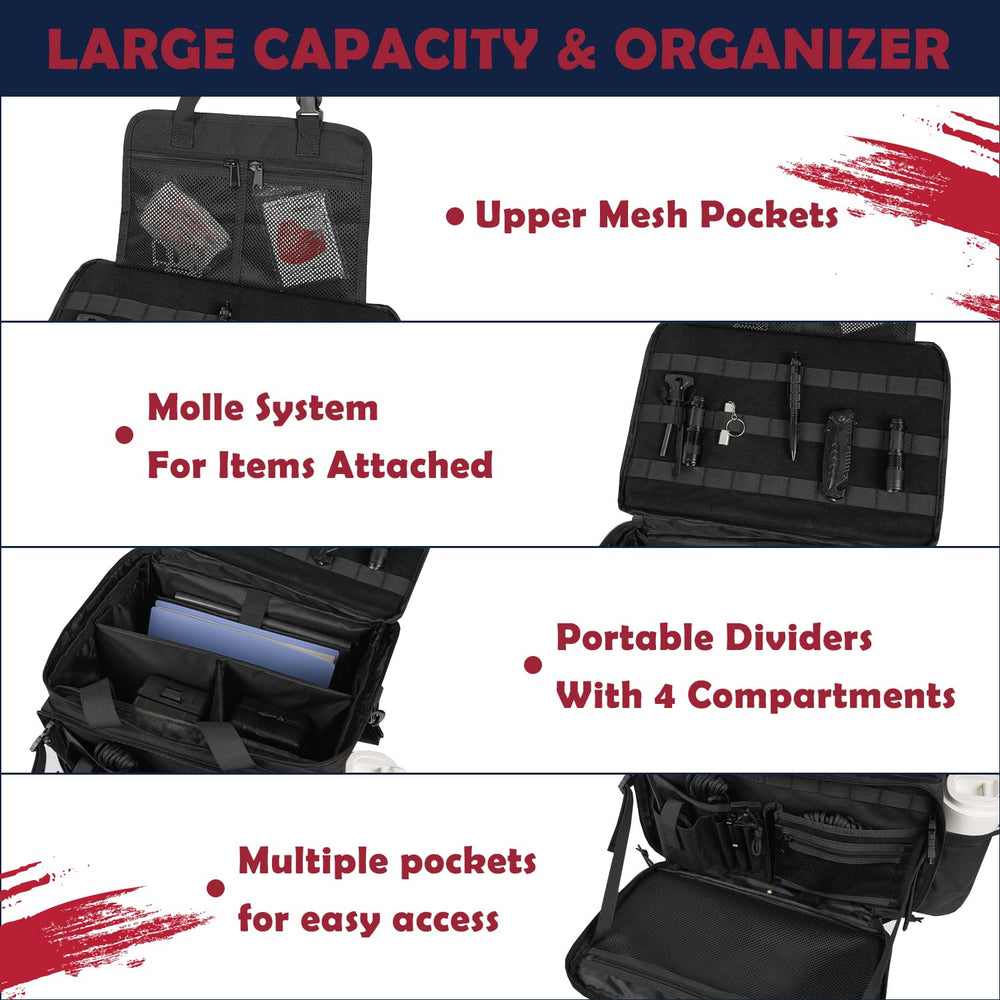 SCAVATA Patrol Bag dedicated work-area compartments keep gear organized