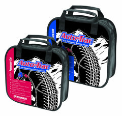 SCC Auto-Trac diamond-pattern cross-chain delivers smoother ride and grip.
