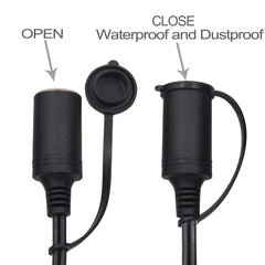 SCCKE weatherproof cap protecting female socket from rain and dust