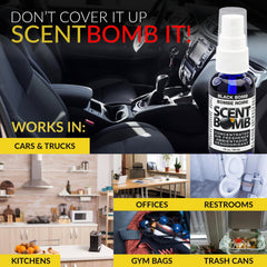 Scent Bomb long-lasting fragrance lingers throughout the day in any space.
