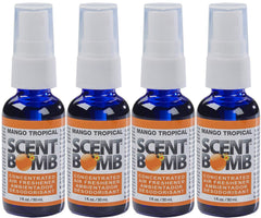 Scent Bomb Mango Tropical kitchen setting for quick odor elimination.