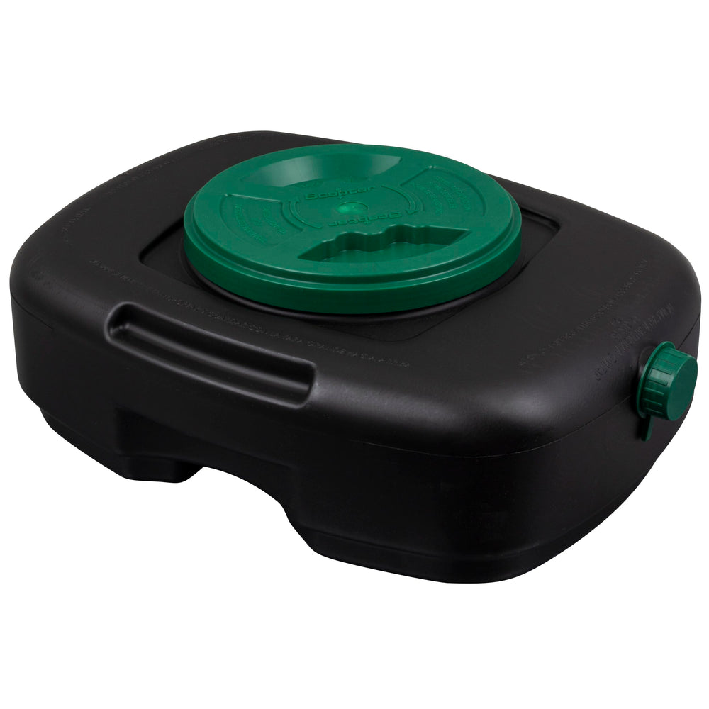 Scepter AM06984 oil drain pan with lid for clean oil changes