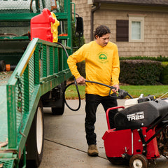 Scepter Flo 'N Go on 6-inch wheels enables easy movement.
