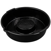 Scepter round oil drain pan ready for a clean oil change with 8-quart capacity