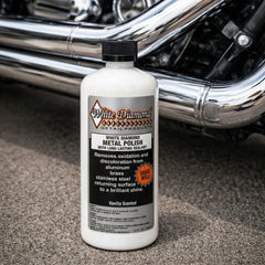 Schultz White Diamond seals aluminum after polishing to resist fingerprints and corrosion.