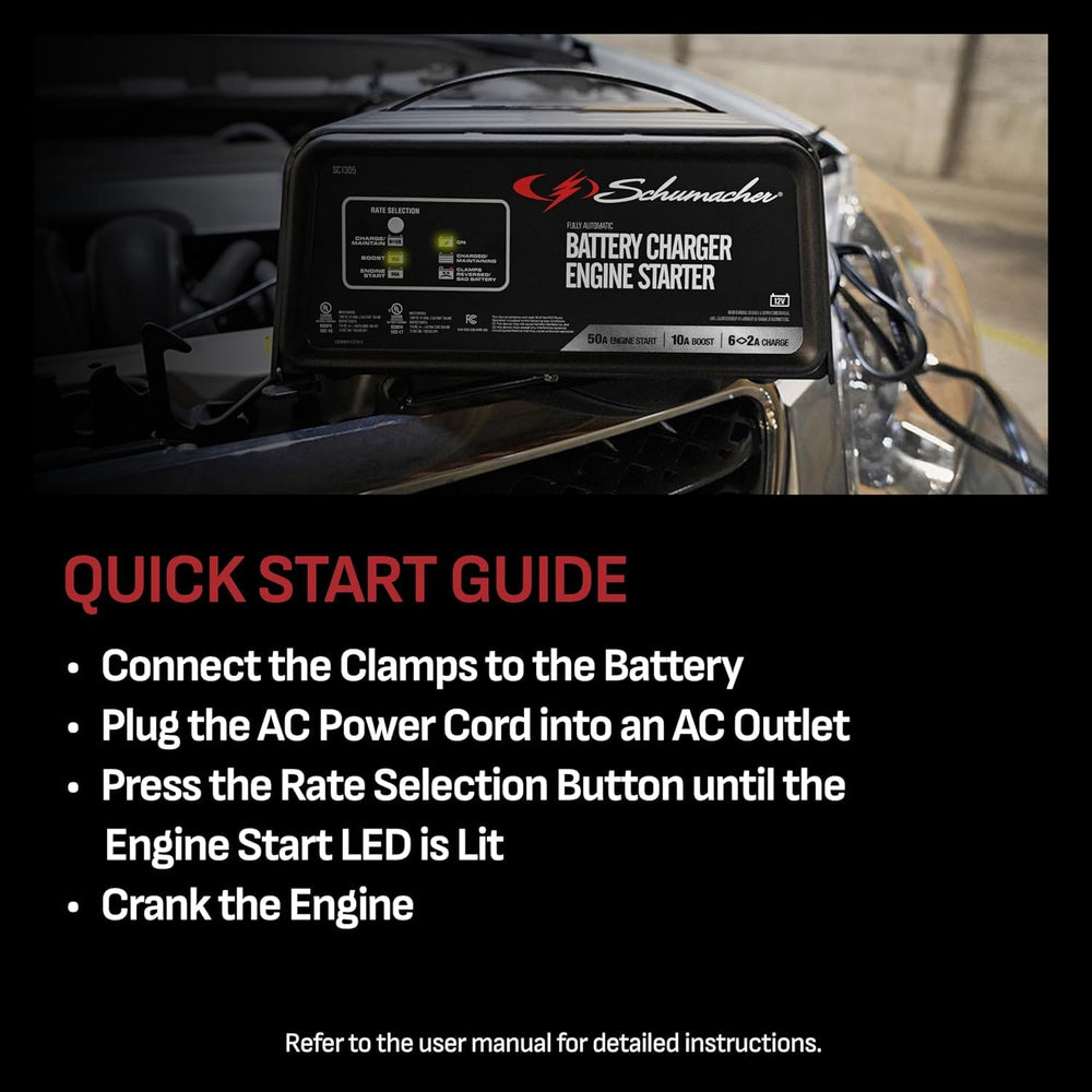SC1305 multi-stage charging preserves battery health during ongoing maintenance.