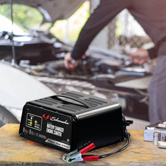Schumacher Electric SC1305 shows wide compatibility with 12V standard and AGM batteries.