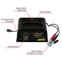SC1320 shows 6-foot power cord and booster cables for easy setup