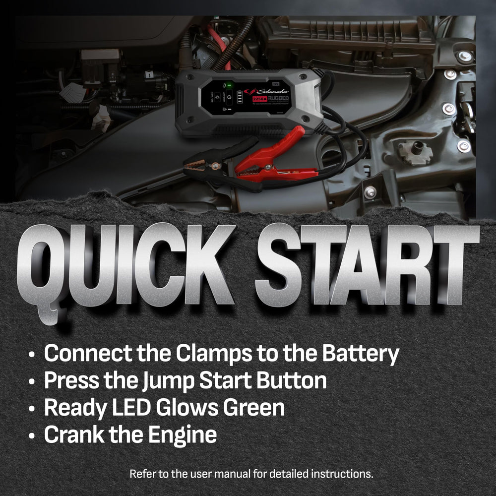 Schumacher SL1654 LED flashlight mode provides nighttime visibility.