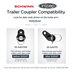 Schwinn quality and Madison, WI design heritage underpin reliable trailer hardware.