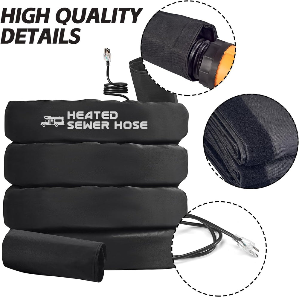 Scilulu easy storage coil keeps RV space tidy.