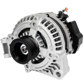 SCITOO LR3 alternator in engine bay showing high-output 150A capability
