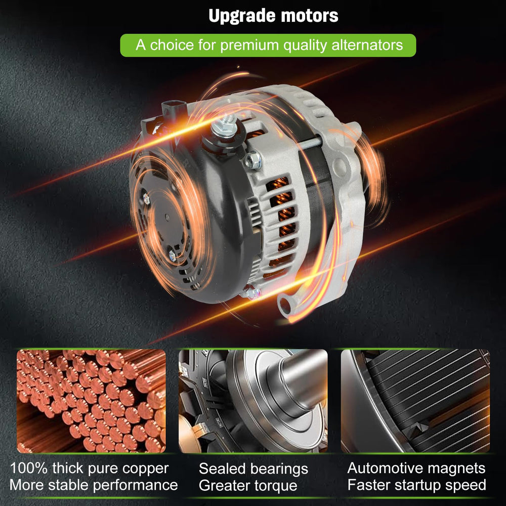 SCITOO alternator wiring connection during installation