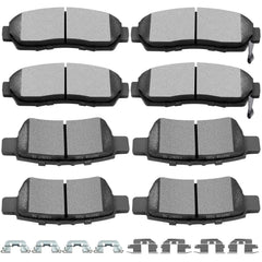 SCITOO ceramic brake pad kit for Honda Odyssey 2005–2010 provides a complete front and rear braking solution