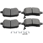 SCITOO ceramic front brake pads kit for Chevy Cobalt with smooth stopping potential
