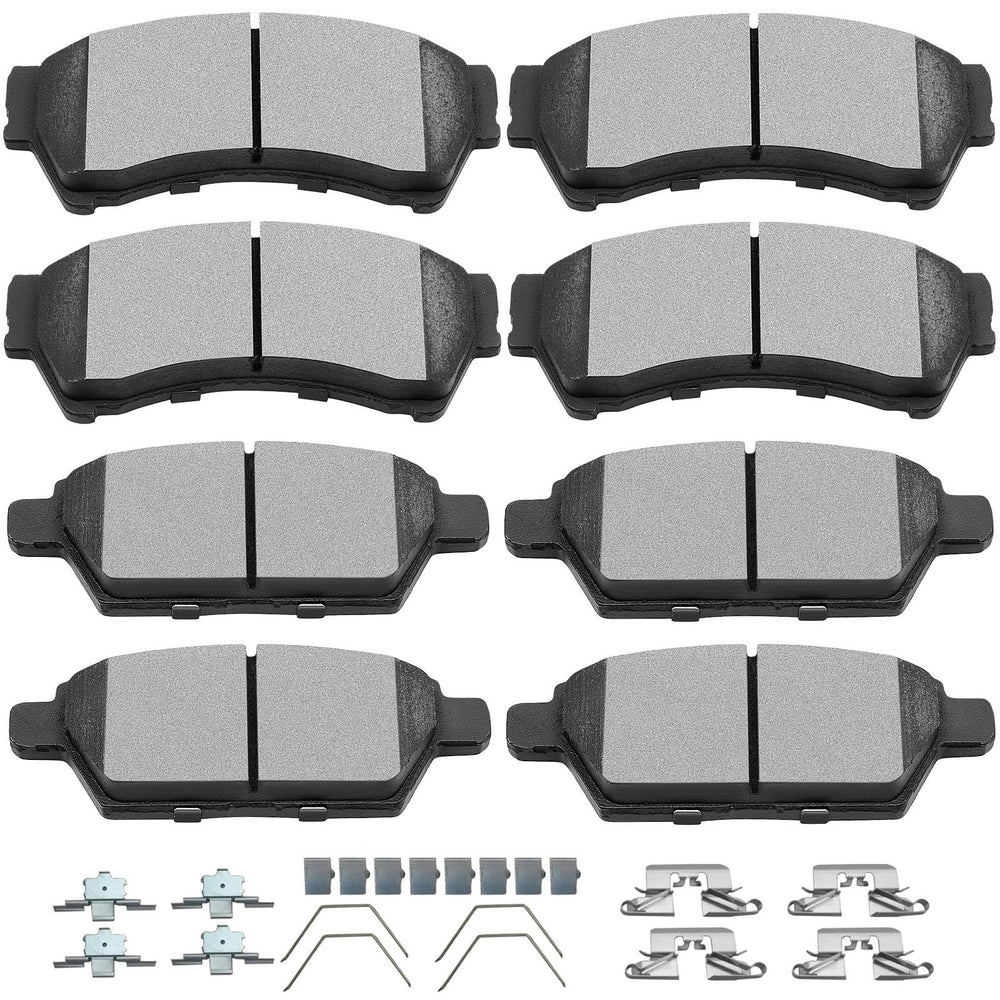 SCITOO ceramic brake pads kit front view for Ford Fusion with quiet braking potential.