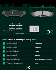 SCITOO front pads showcase quiet operation with vibration dampening.